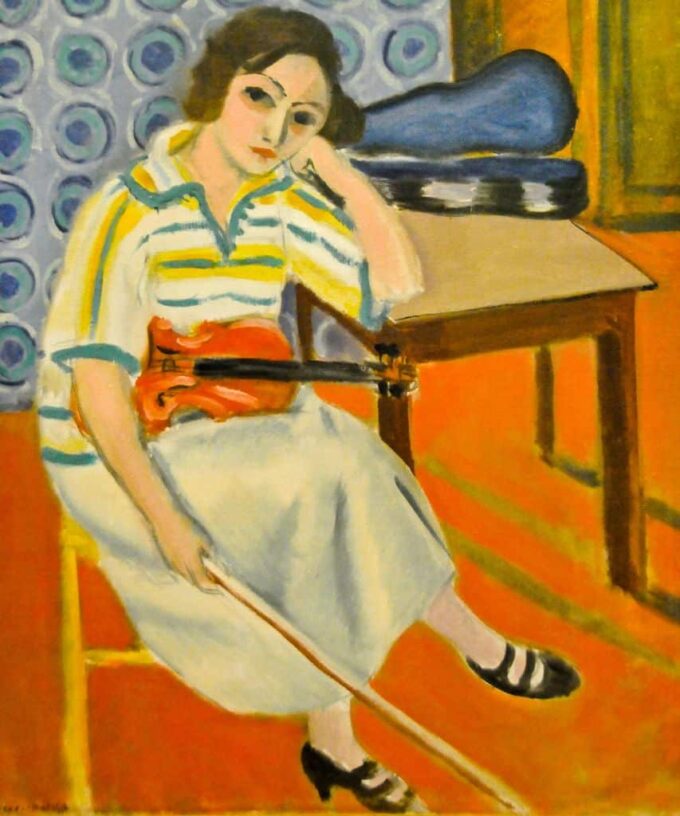 Frau mit einer Violine 1921 – Matisse Henri Matisse 2024-09-19