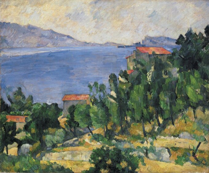 Blick auf den Mont Marseilleveyre und die Insel Maire, c.1882 – Paul Cézanne Paul Cézanne 2024-09-20