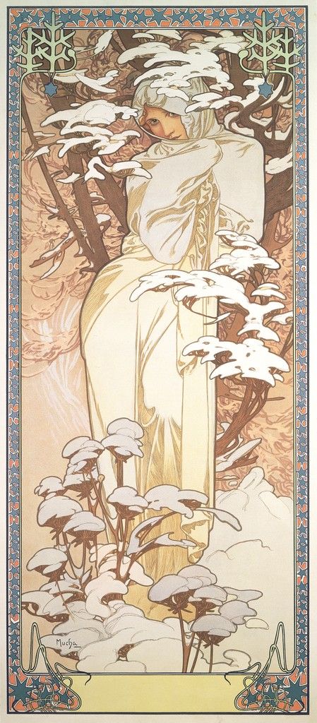 Die Jahreszeiten: Winter – Mucha Alfons Mucha 2024-11-21