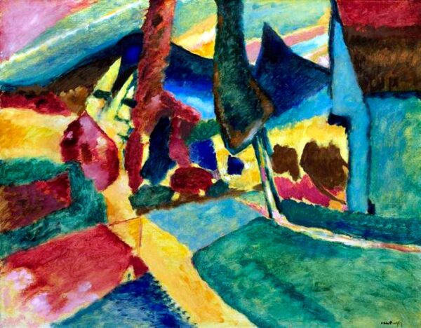 Landschaft mit zwei Pappeln – Vassily Kandinsky Wassily Kandinsky 2024-11-21