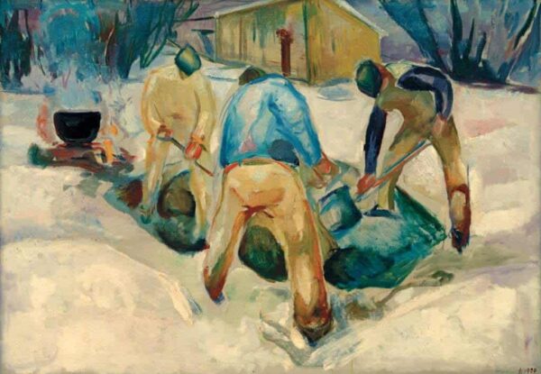 Straßenarbeiter im Schnee – Edvard Munch Edvard Munch 2024-11-10