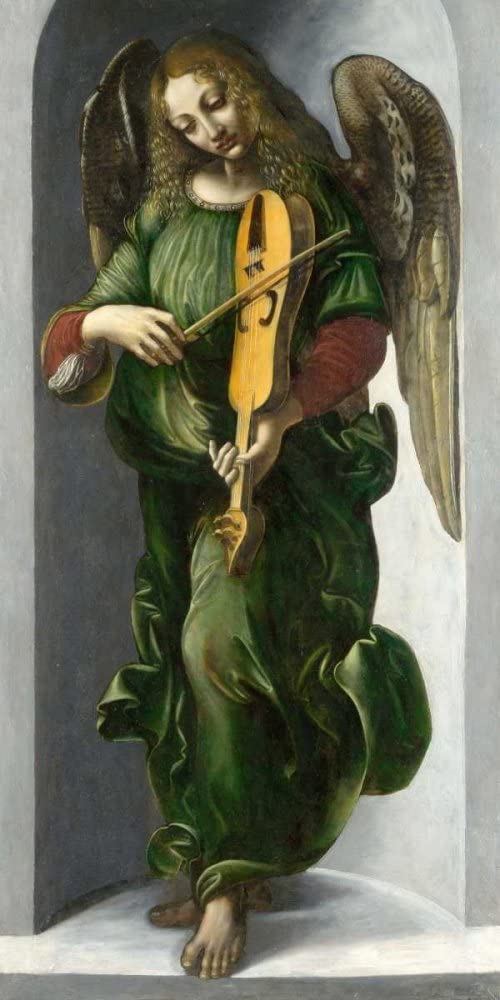 Grüner Engel mit Violine – Leonardo da Vinci Leonardo da Vinci 2024-11-21