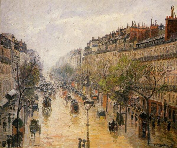 Boulevard Montmartre, Frühlingsregen – Camille Pissarro Camille Pissarro 2024-11-21