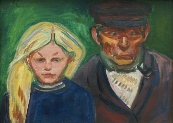 Alter Fischer mit seiner Tochter – Edvard Munch Edvard Munch 2024-11-10