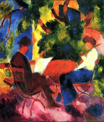 Am Gartentisch – August Macke August Macke 2024-12-30