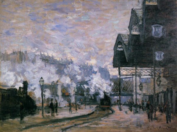 Der Bahnhof Saint-Lazare, Außenansicht – Claude Monet Claude Monet 2024-11-21