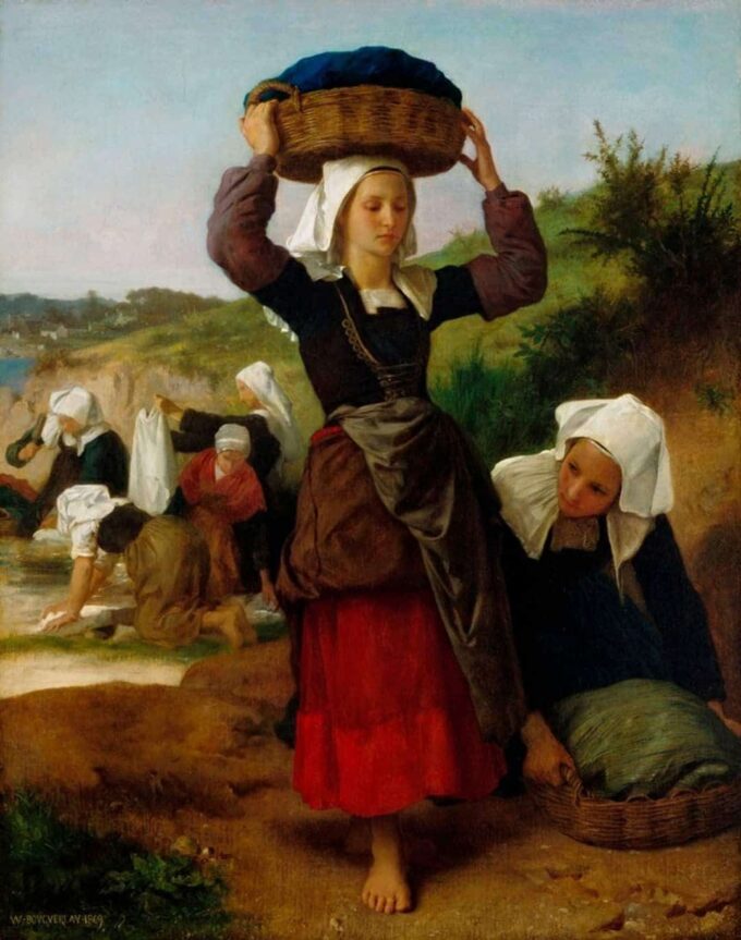 Die Wäscherinnen von Fouesnant – William Bouguereau William Adolphe Bouguereau 2024-09-19