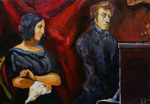 George Sand und Frédéric Chopin – Eugène Delacroix Eugène Delacroix 2024-11-21