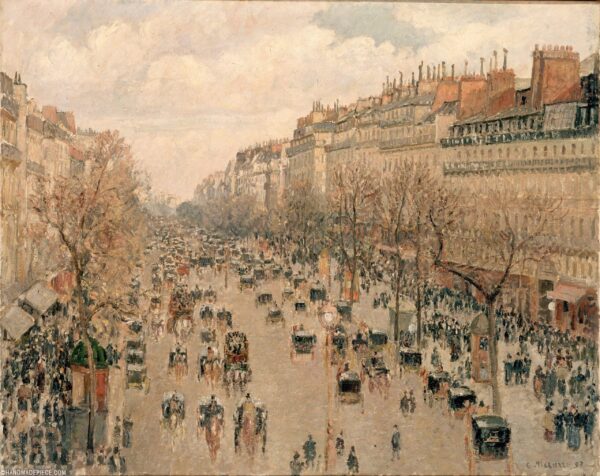 Boulevard Montmartre, Nachmittagssonne – Camille Pissarro Camille Pissarro 2024-11-21