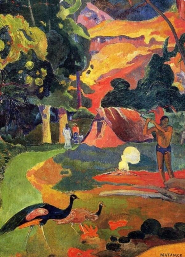 Matamoe oder Landschaft mit Pfauen – Paul Gauguin Paul Gauguin 2024-11-21