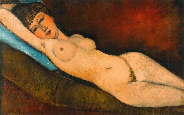 Liegender Akt mit blauem Kissen – Amedeo Modigliani Amedeo Modigliani 2024-11-21