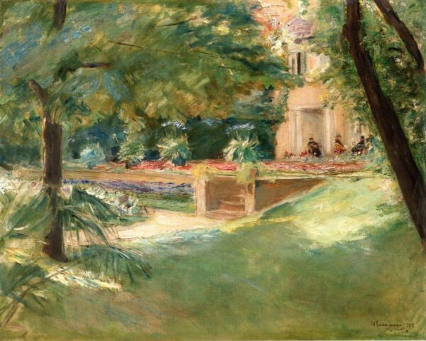 Terrasse mit Blick auf den Blumengarten in Wannsee – Max Liebermann Max Liebermann 2024-11-21