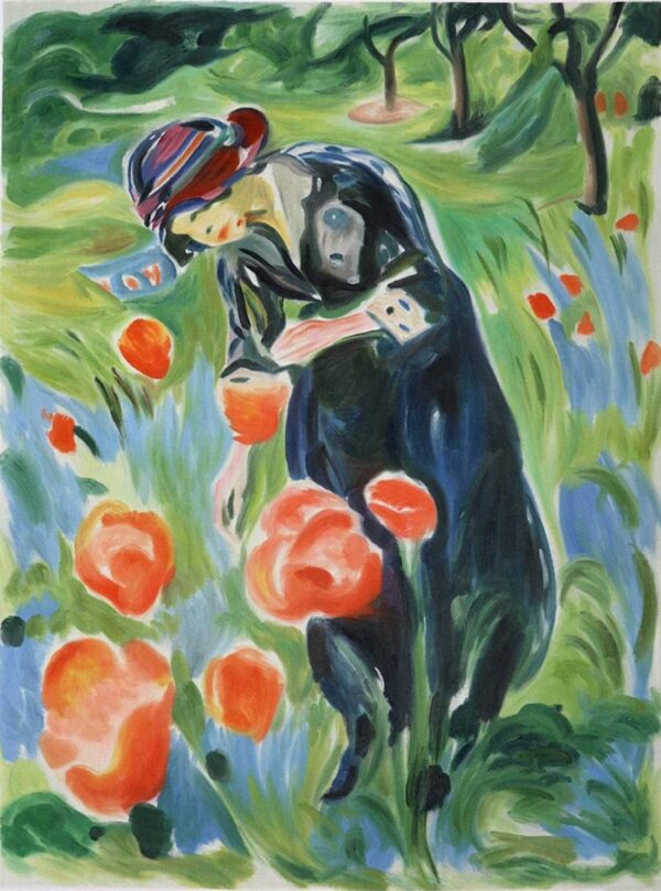 Frau mit Mohnblumen – Edvard Munch Edvard Munch 2024-11-10