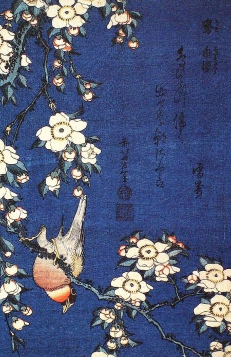 Bouvreuil und Blüten des weinenden Kirschbaums – Katsushika Hokusai Katsushika Hokusai 2025-01-03