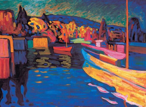 Herbstlandschaft mit Booten – Vassily Kandinsky Wassily Kandinsky 2024-11-21