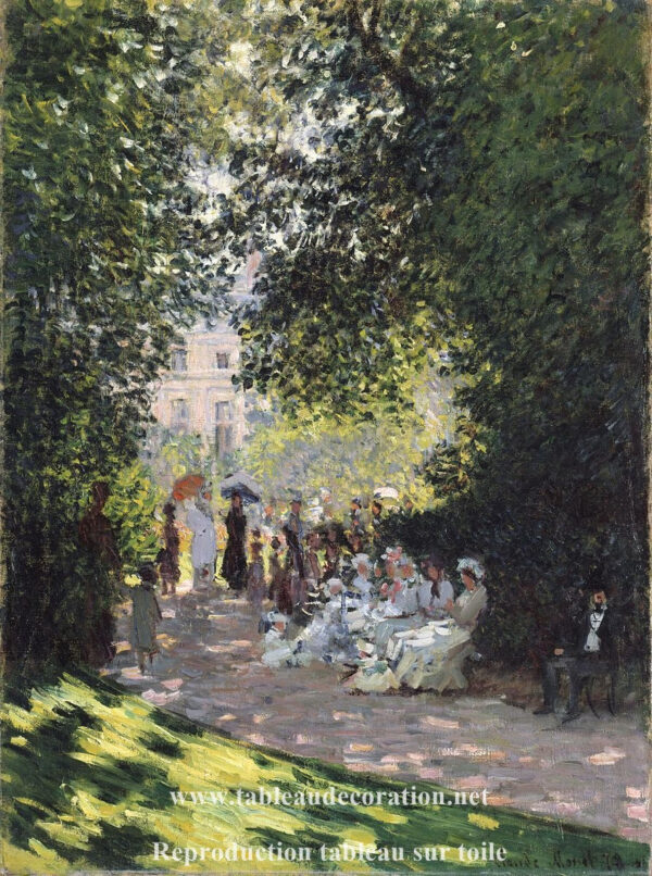 Der Parc Monceau – Monet Gemälde Claude Monet 2024-11-21