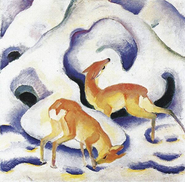 Hirsch im Schnee – Franz Marc Franz Marc 2024-11-21