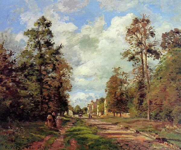 Route de Louveciennes am Stadtrand – Camille Pissarro Camille Pissarro 2024-11-21