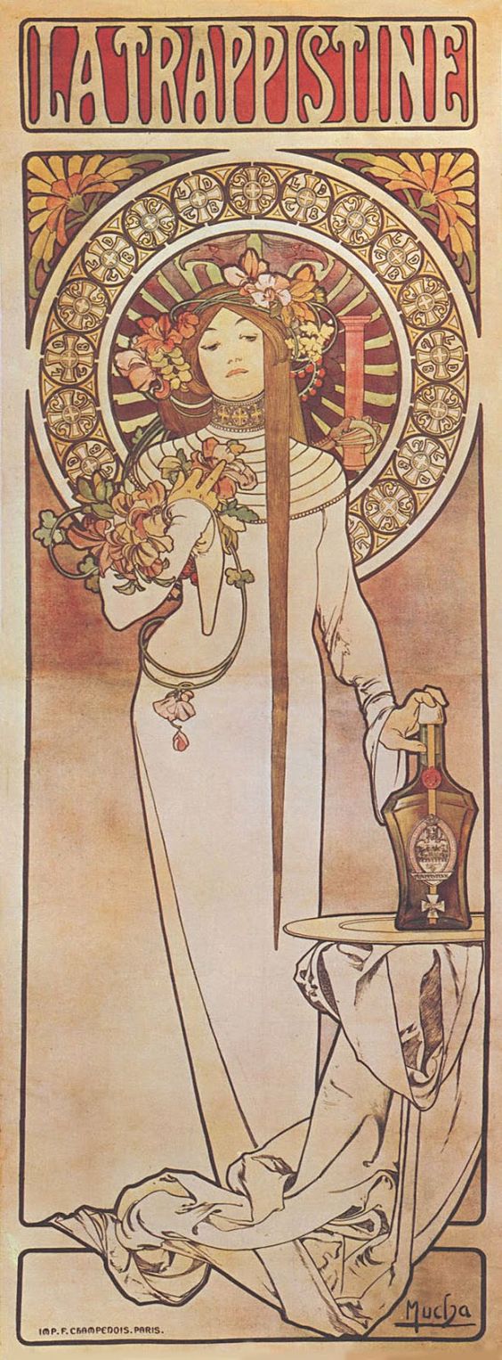 Plakat La Trappistine – Mucha Alfons Mucha 2024-11-21