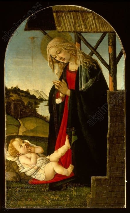 Die Madonna verehrt Christus – Sandro Botticelli Sandro Botticelli 2024-09-19