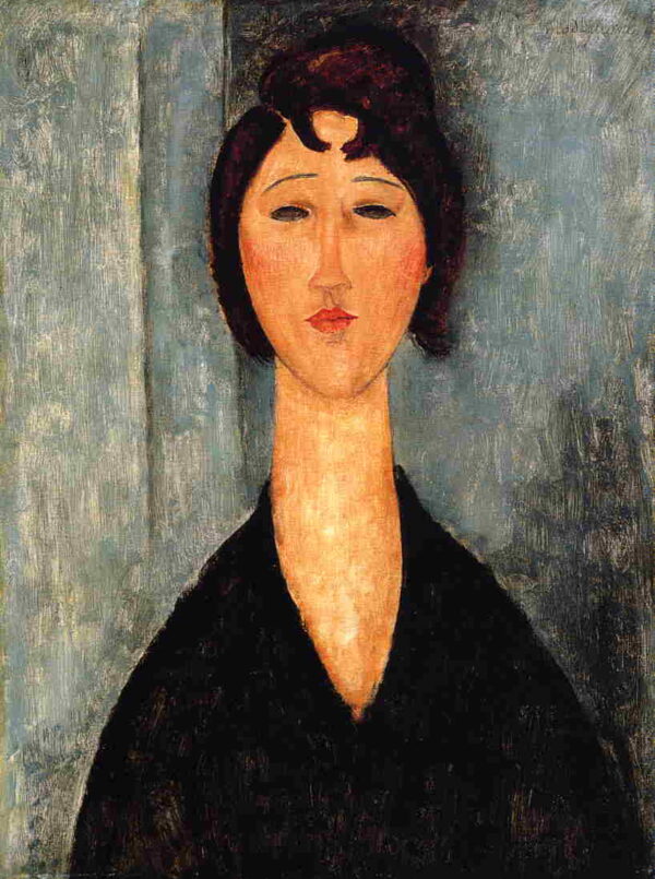 Porträt einer jungen Frau II – Amadeo Modigliani 2024-11-21