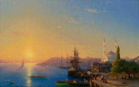 Blick auf Konstantinopel und den Bosporus – Ivan Aivazovski Iwan Konstantinowitsch Aiwasowski 2025-01-04