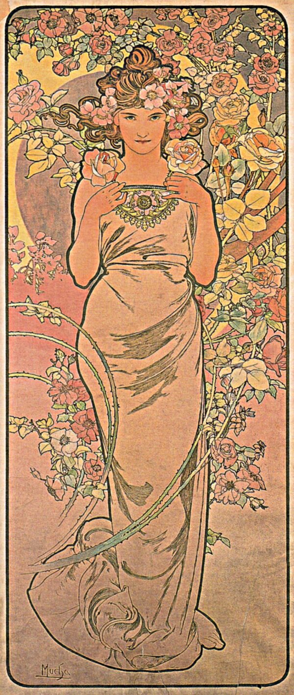 Die Rose – Mucha Alfons Mucha 2024-11-21