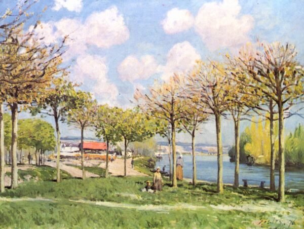 Die Seine bei Bougival – Alfred Sisley Alfred Sisley 2024-11-21