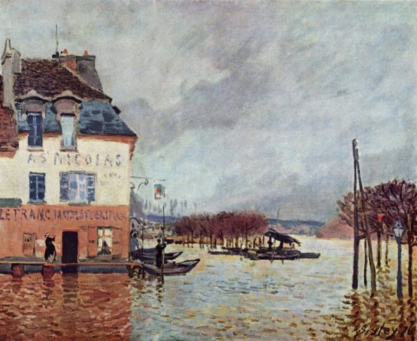 Überschwemmung in Port-Marly von Alfred Sisley Alfred Sisley 2024-11-21