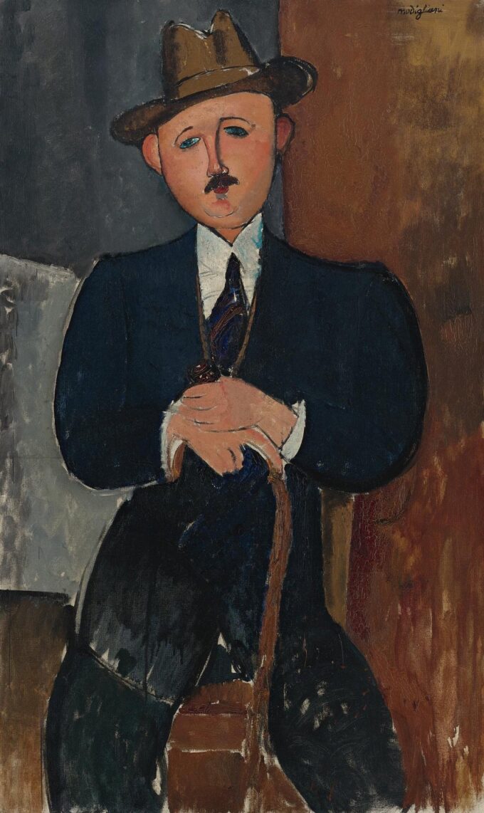 Sitzender Mann (auf einen Stock gestützt) – Amedeo Modigliani Amedeo Modigliani 2024-09-20 2