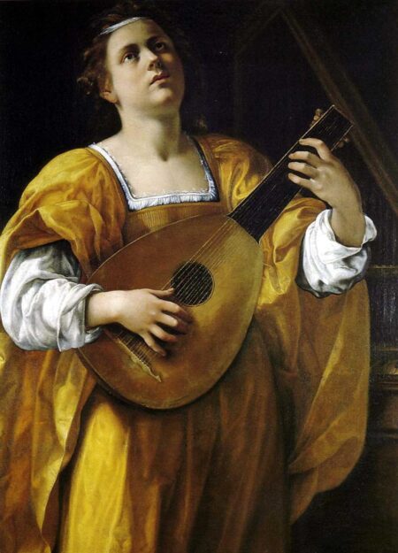 Die Heilige Cäcilia spielt die Laute – Artemisia Gentileschi Artemisia Gentileschi 2024-12-31