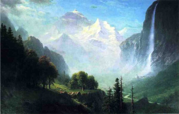 Staubbachfälle in der Nähe von Lauterbrunnen, Schweiz – Albert Bierstadt Albert Bierstadt 2024-11-21