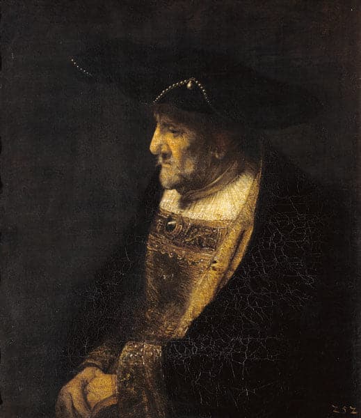 Porträt eines Mannes mit Perlen am Hut – Rembrandt van Rijn Rembrandt van Rijn 2024-11-21