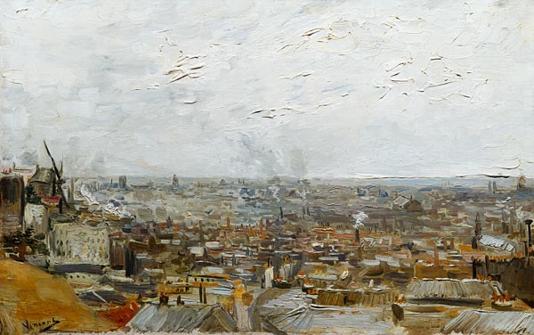 Blick auf Paris von Montmartre – Van Gogh Vincent Van Gogh 2024-11-20