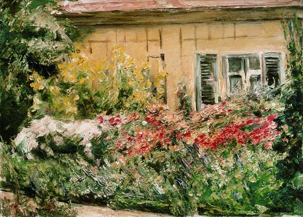 Blumenbüsche am Gärtnerhaus im Norden – Max Liebermann Max Liebermann 2024-11-21