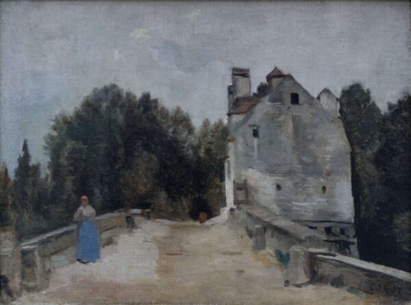 Brücke und Mühle in der Nähe von Mantes – Camille Corot Camille Corot 2024-12-27