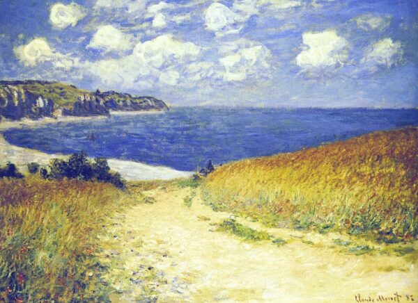 Weg durch das Kornfeld in Pourville – Claude Monet Beliebte Bilder 2024-11-09