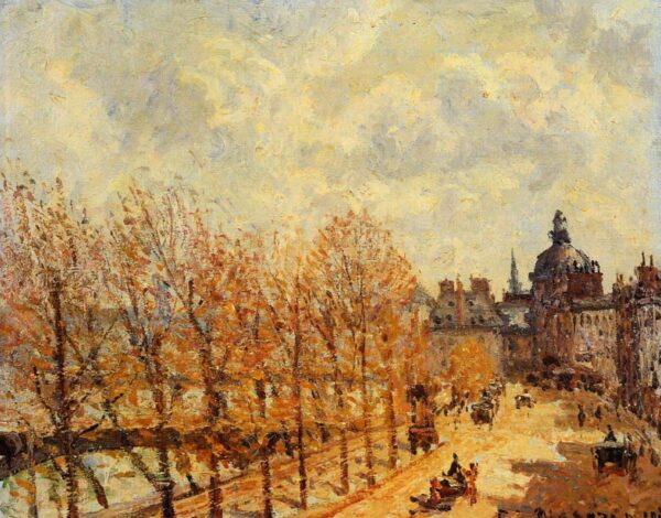 Der Malaquais Kai am Morgen, sonniges Wetter – Camille Pissarro Camille Pissarro 2024-11-21