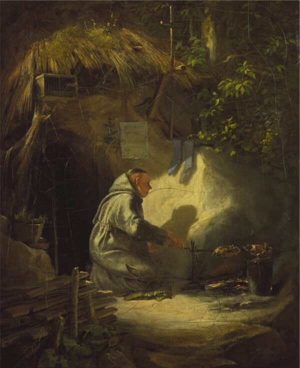 Eremit, bratende Hühner – Carl Spitzweg Carl Spitzweg 2024-11-10