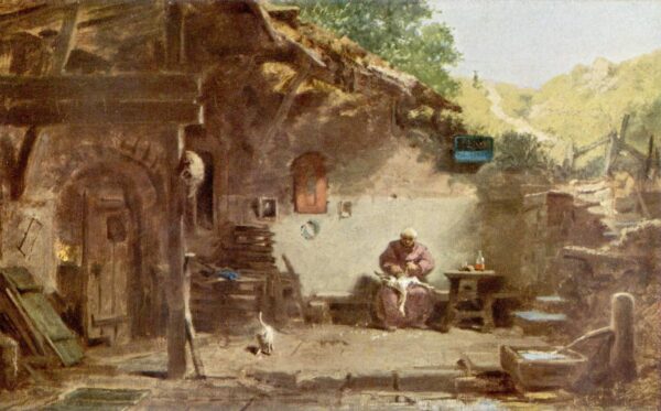 Alter Mönch vor seiner Zelle – Carl Spitzweg Carl Spitzweg 2024-11-10