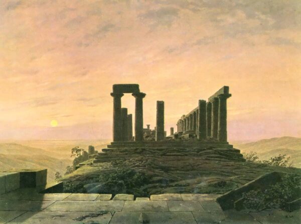 Tempel der Juno in Agrigent – Caspar David Friedrich Caspar David Friedrich 2024-11-21