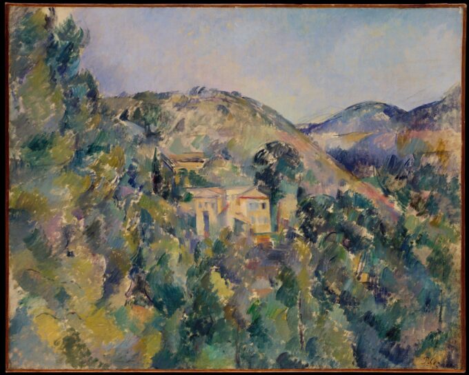 Blick auf das Anwesen Saint-Joseph, Ende der 1880er Jahre – Paul Cézanne Paul Cézanne 2024-09-20