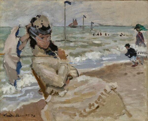 Camille am Strand von Trouville – Claude Monet Claude Monet 2024-11-21