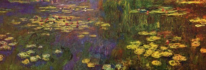 Detail der Seerosen von Monet im Musée de l’Orangerie in Paris – Claude Monet Claude Monet 2024-09-19