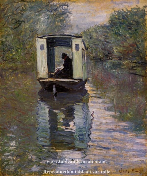 Das Atelierboot – Monet Gemälde Claude Monet 2024-11-21