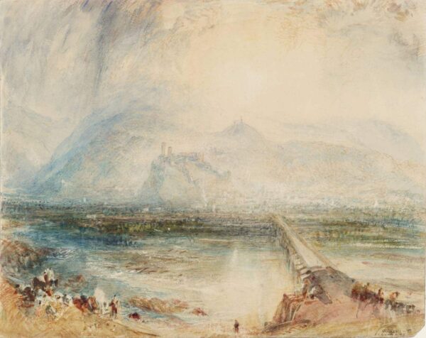 Bellinzona von der Straße aus gesehen Richtung Loccarno – William Turner William Turner 2024-11-21