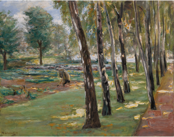 Die Birkenallee im Garten von Wannsee – Blick auf das Kohlfeld – Max Liebermann Max Liebermann 2024-11-21