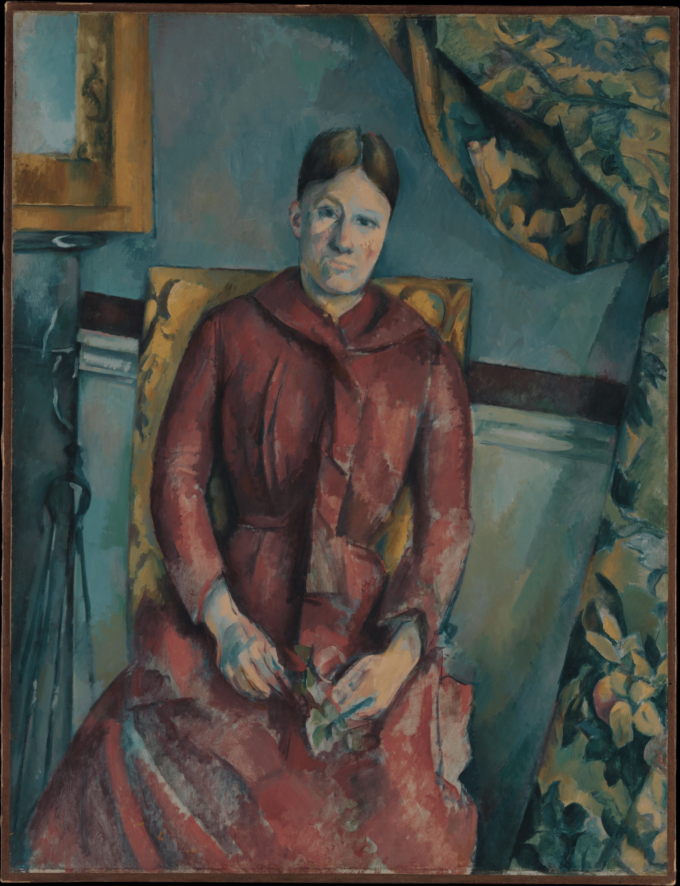 Madame Cézanne (Hortense Fiquet, 1850–1922) in einem roten Kleid – Paul Cézanne Paul Cézanne 2024-09-20