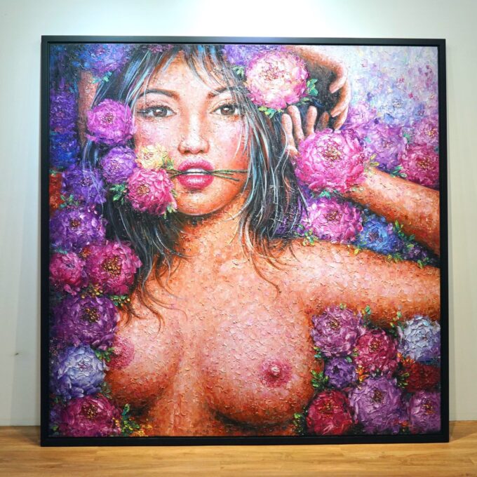 Die Liebe in Blumen – 200 X 200 cm Die Kunstgalerie 2024-09-19 4