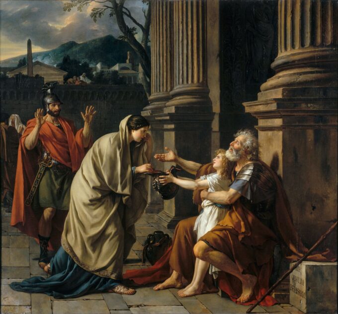 Belisarius bettelt um Almosen – Jacques-Louis David Jacques-Louis David 2024-09-20 2